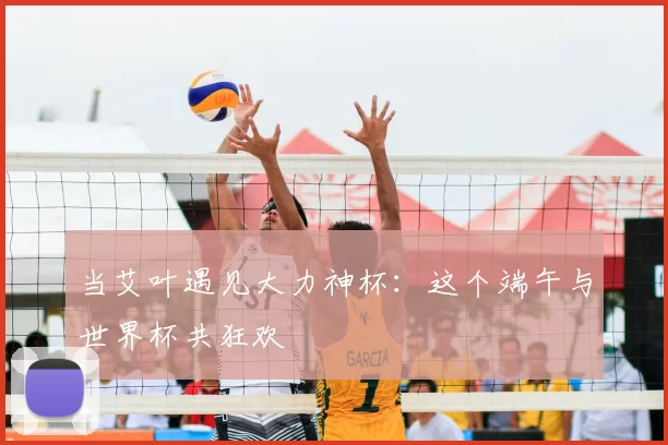 当艾叶遇见大力神杯:这个端午与世界杯共狂欢