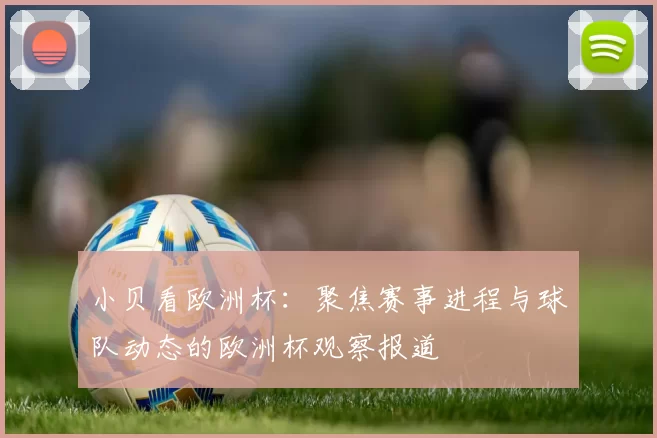 小贝看欧洲杯:聚焦赛事进程与球队动态的欧洲杯观察报道