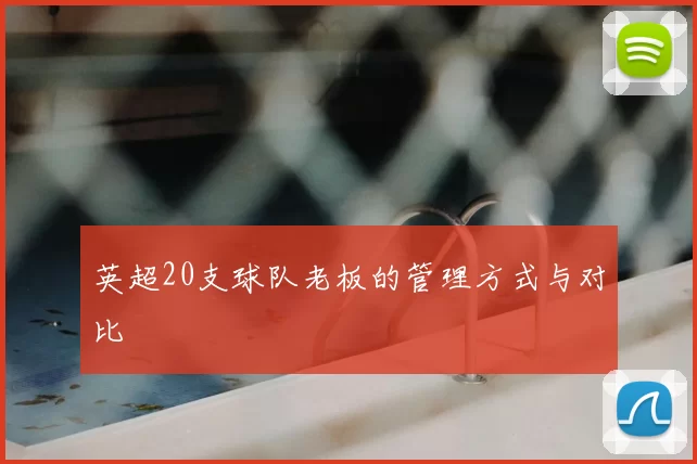 英超20支球队老板的管理方式与对比