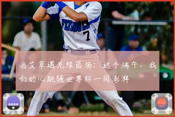 当艾草遇见绿茵场:这个端午,我们的心跳随世界杯一同澎湃